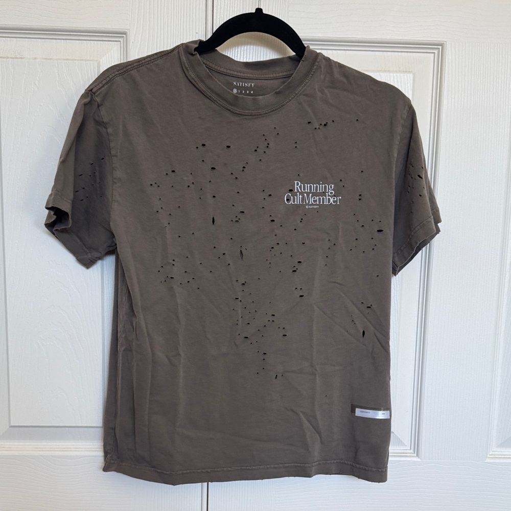 Satisfy Running Mothtech Tee - Size XS